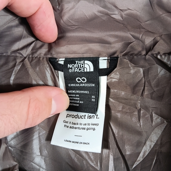 The North Face Jacket Mens XL Tan Circaloft Quilted Outdoor Gorpcore Hiking - Picture 2 of 14